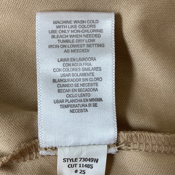 Sandra Darren Brown Black Neutral Print Dress stylish comfortable flattering - Picture 12 of 14